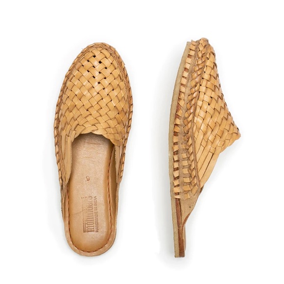 Mohinders Woven Slide in Honey - Picture 2 of 7